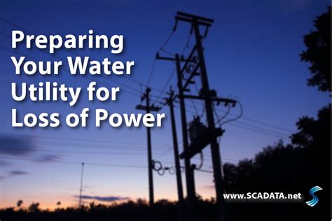 Preparing Your Water Utility for Loss of Power - Scadata