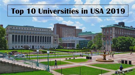 Top 10 Universities in USA 2019 | Usa university, Online mba, University