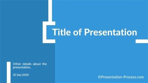 Flat Design Templates: PowerPoint Title Slide