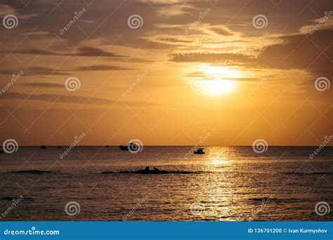 Dramatic sunset clouds stock photo. Image of vacation - 136701200