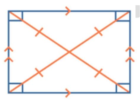 diagonals of a rectangle bisect each other True or false - Brainly.in