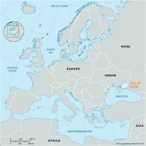 Sea of Azov | Ukraine, Russia, Map, & Black Sea | Britannica