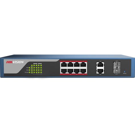 Hikvision DS-3E1310P-E 8-Port PoE-Compliant Managed DS-3E1310P-E