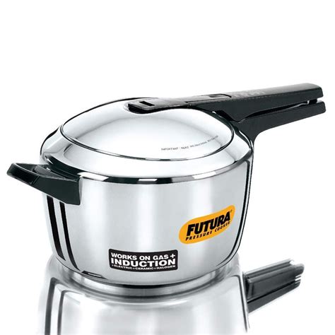 Silver Stainless Steel 5.5 Litre Hawkins Futura Pressure Cooker at Rs ...