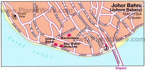 Maps: Map Johor Bahru