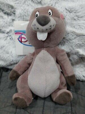 Gopher Mini Bean Bag NWT Disney Store Friend of Winnie the Pooh Plush ...