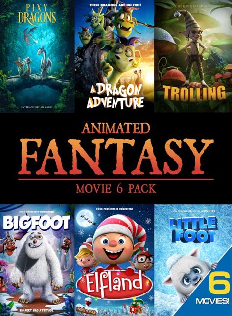 Best Buy: Animated Fantasy Movie 6 Pack [DVD]