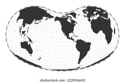 Vector World Map Hill Eucyclic Projection Stock Vector (Royalty Free) 2229356419 | Shutterstock