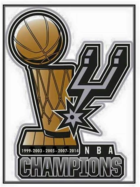 San Antonio Spurs 5 Time NBA CHAMPIONS | San antonio spurs ...