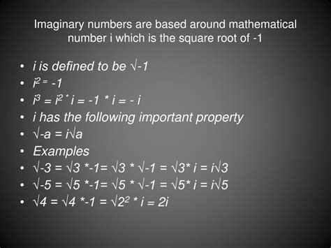 PPT - The History of Imaginary Numbers PowerPoint Presentation, free download - ID:2948620