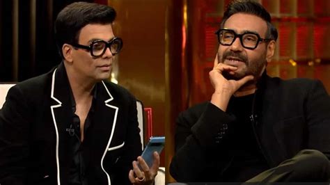 Koffee with Karan 8 – Ajay Devgn takes a jibe at people targeting ...