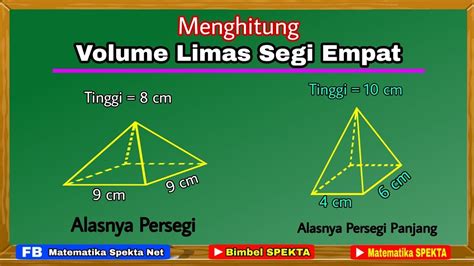 Cara Menghitung Volume Limas Segitiga Jaring - IMAGESEE