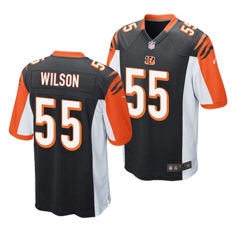 Logan Wilson Cincinnati Bengals 2020 NFL Draft Game Black Jersey Youth ...