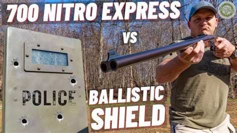 700 NITRO vs BALLISTIC SHIELD 🛡 (World’s Biggest Elephant Gun ...