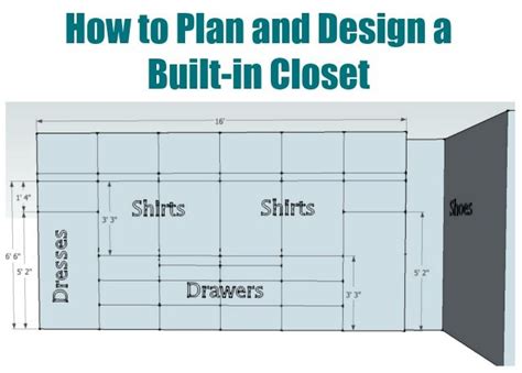 How to plan and design a walk in closet - Sawdust Girl®