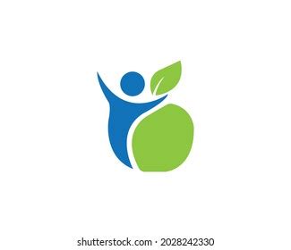 Healthy Food Logo Design Template Stock Vector (Royalty Free ...