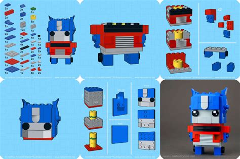 Optimus Prime Instructions | Lego design, Lego transformers, Lego ...