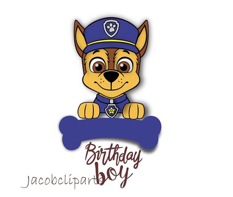 Chase Paw Patrol Birthday Birthday Boy Chase Birthday Boy | Etsy