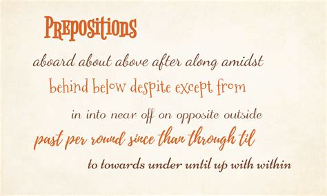 Along Preposition