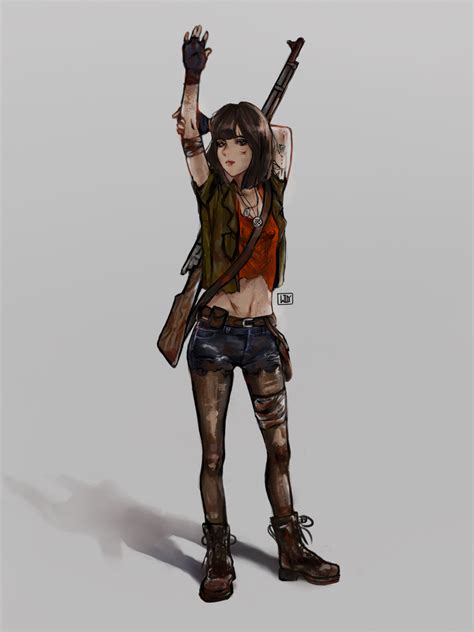 Zombie apocalypse girl by WillyJoy on DeviantArt