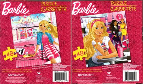 Barbie - 48 Pieces Jigsaw Puzzle v1 (Set of 2)