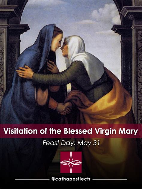 Visitation of the Blessed Virgin Mary — Catholic Apostolate Center Feast Days