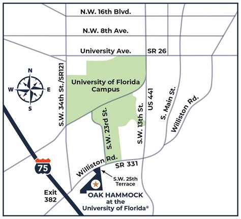 Driving Directions - Oak Hammock