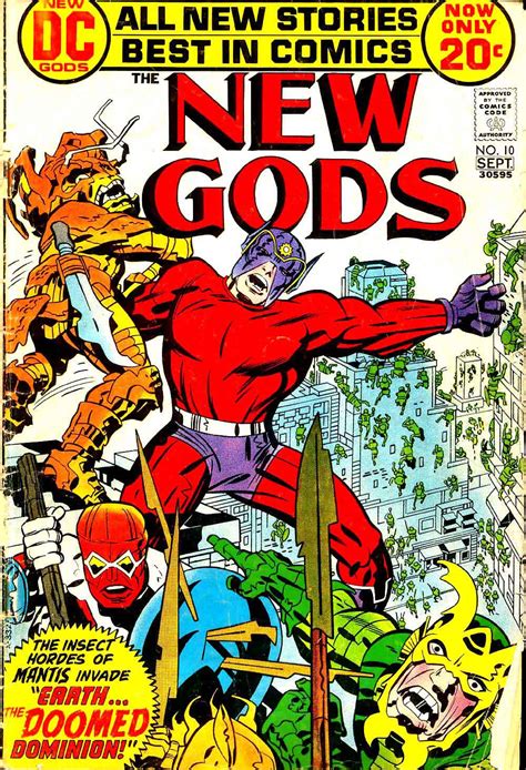 New Gods #10 - Jack Kirby art & cover - Pencil Ink