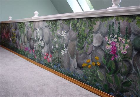 Garden Wall Mural Painting - Mural Wall