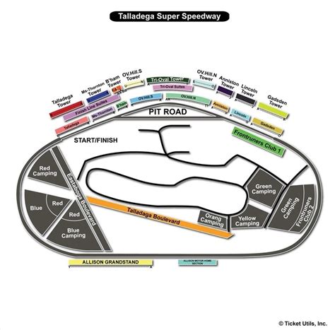 Talladega Superspeedway, Talladega AL | Seating Chart View