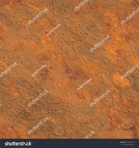 Seamless Texture Surface Mars High-Resolution Stock Photo 103997675 ...