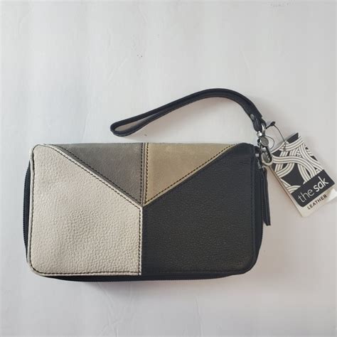 The Sak | Bags | Nwt The Sak Black Leather Wristlet Wallet | Poshmark