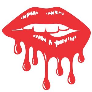 Dripping Lips Svg - Infoupdate.org