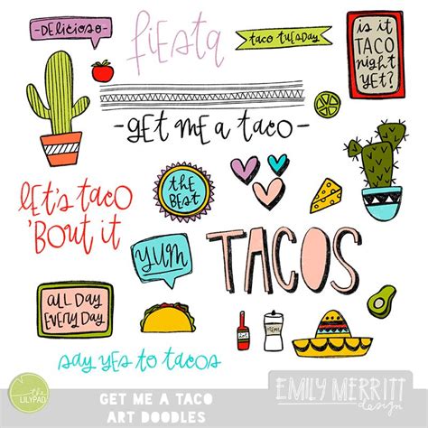 tráeme un taco doodle de arte | Doodle art, Doodles, Plan planner