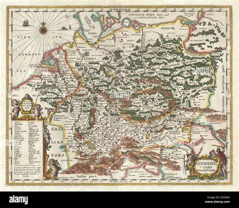 Ancient germania map hi-res stock photography and images - Alamy