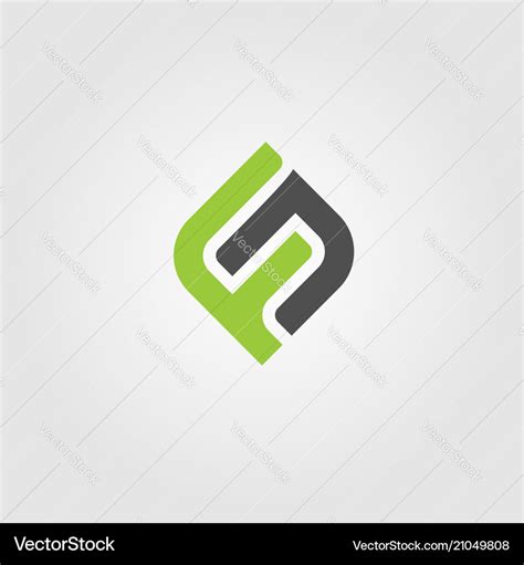 Creative letter fn logo concept design templates Vector Image