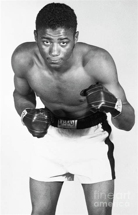 Floyd Patterson In Boxing Pose by Bettmann