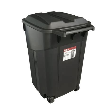 Hyper Tough 45 Gallon Wheeled Outdoor Trash Can, Black - Walmart.com - Walmart.com