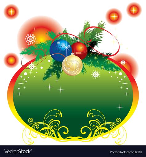 Christmas frame Royalty Free Vector Image - VectorStock