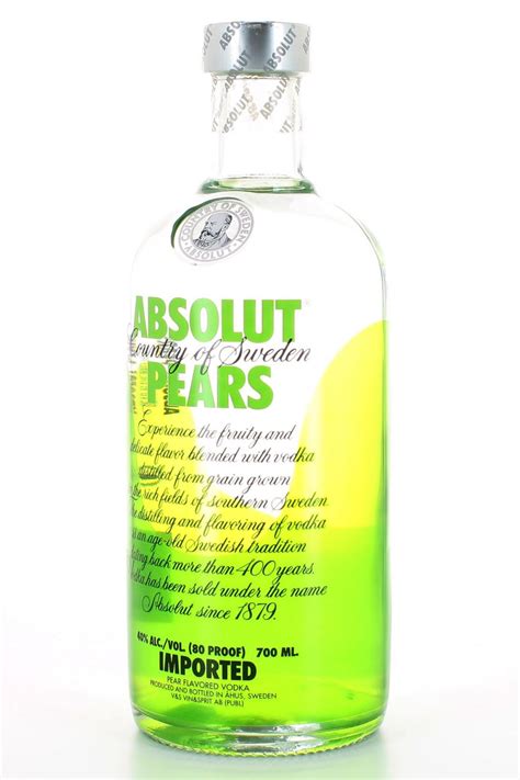 Absolut Pears-Pear Flavored Vodka 700ml | Drinkland