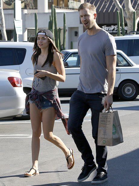 Calvin Harris and his girlfriend Aarika Wolf step out to do their groceries. Hot... - Capital