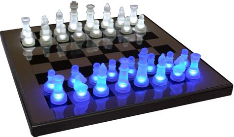 LED lit chess set | Interior Design Ideas