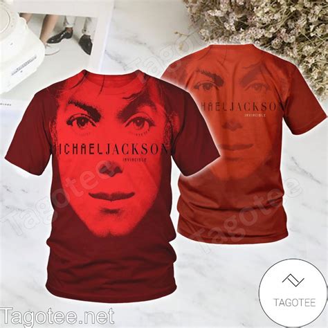 Michael Jackson Invincible Album Red Cover Shirt - Tagotee