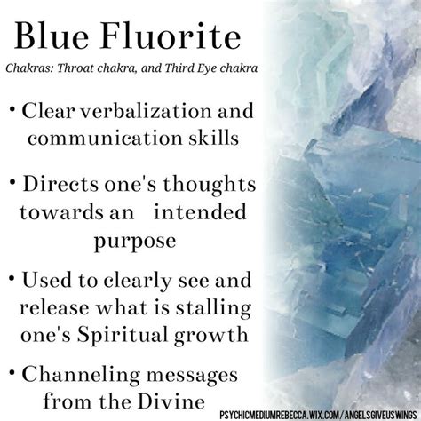 The refreshing properties of flourite | Spiritual crystals, Crystals healing properties, Blue ...