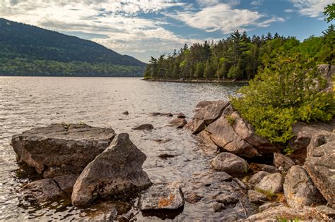 Landscape of Jordan Pond at Acadia National Park, Maine image - Free ...