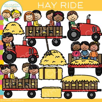 Hayride in the Fall Clip Art by Whimsy Clips | Teachers Pay Teachers