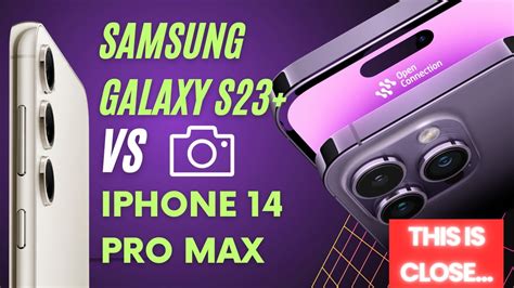 Samsung Galaxy S23+ VS iPhone 14 Pro Max (Camera Comparison) - YouTube