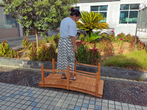 News - New Breakthrough Of Outdoor Garden Decorative Wooden Garden Bridge.