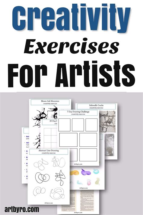 Creativity Exercises for Artists | Art Tutorials for Beginners in 2023 | Creativity exercises ...