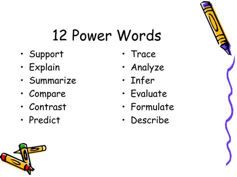 PPT - 12 POWERFUL WORDS PowerPoint Presentation, free download - ID:2603935